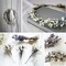 Dried Lavender & Baby's Breath Flowers Bundles, 2 Bunches Dried Flower Bouquet for Vase, Natural Gypsophila, Valentines Day Decor Present, Home, Wedding, Photography, Floral Arrangement, DIY